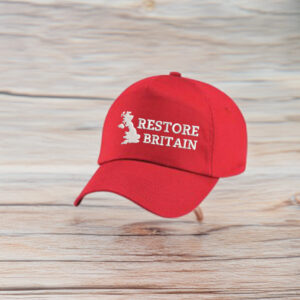 Embroidered Restore Britain Party Hat