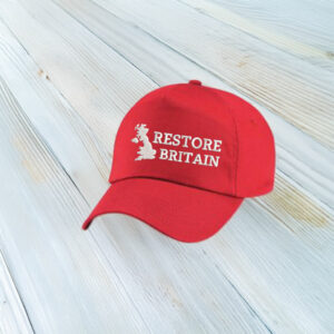 Embroidered Restore Britain Party Hat