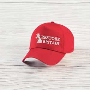 Embroidered Restore Britain Party Hat