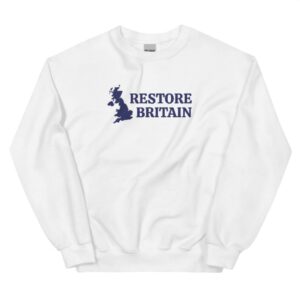 Restore Britain Embroidered Sweatshirt