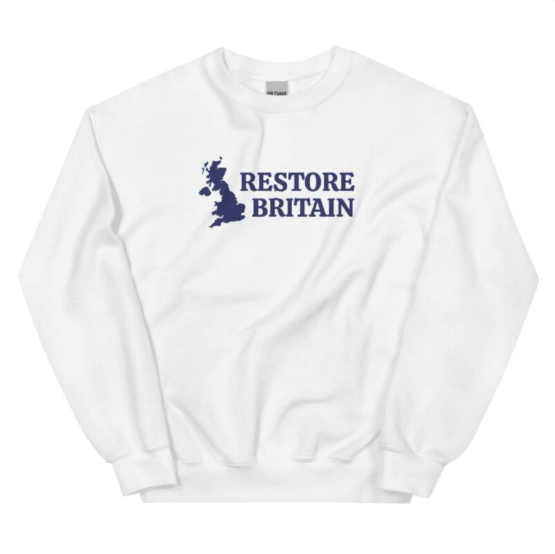 Restore Britain Embroidered Sweatshirt