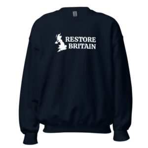 Restore Britain Embroidered Sweatshirt