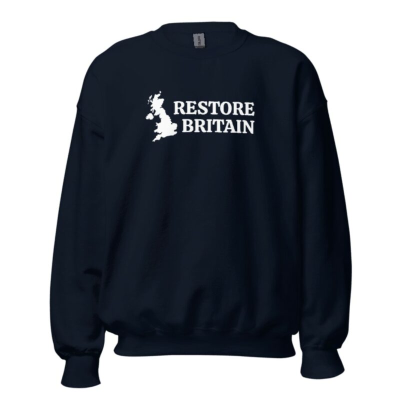 Restore Britain Embroidered Sweatshirt