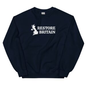 Restore Britain Embroidered Sweatshirt