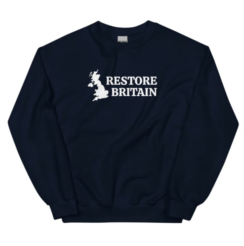 Restore Britain Embroidered Sweatshirt