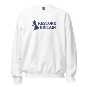 Restore Britain Embroidered Sweatshirt