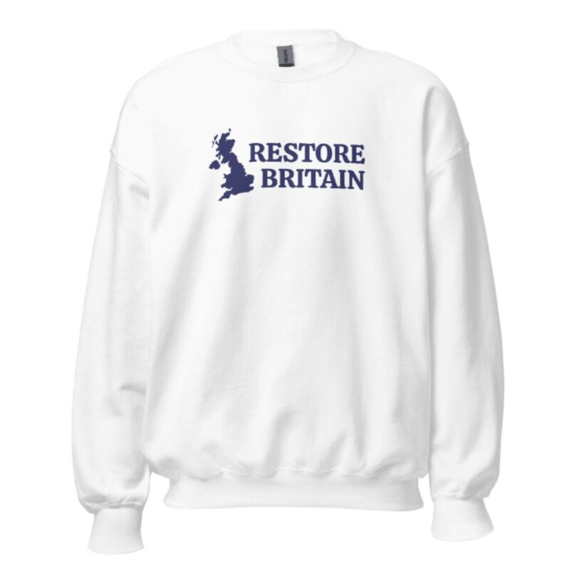 Restore Britain Embroidered Sweatshirt