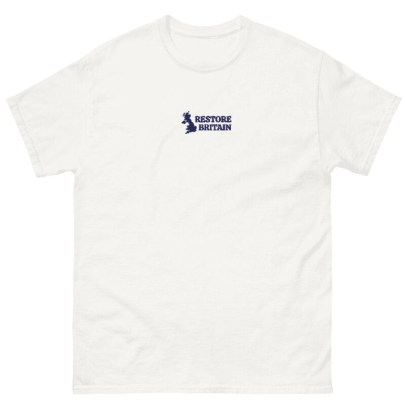 Restore Britain Embroidered T-Shirt