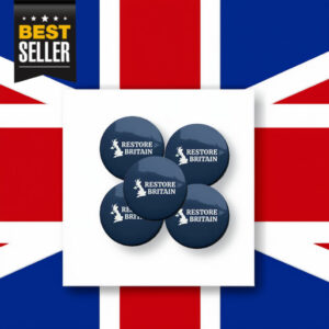 Restore Britain Set of Pin Buttons