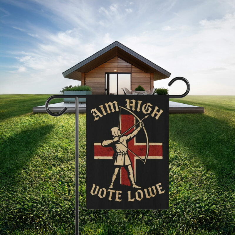 Aim High Vote Lowe Archer Flag