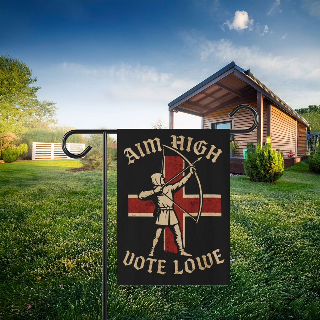 Aim High Vote Lowe Archer Flag