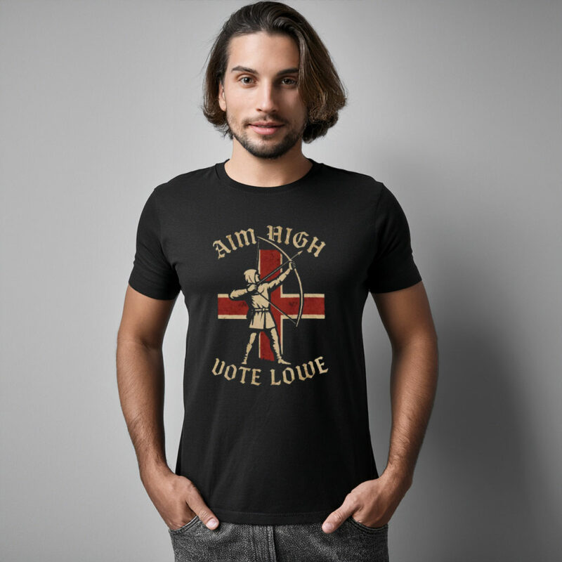 Aim High Vote Lowe Comfort Colors Tee