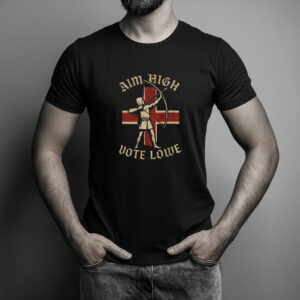Aim High Vote Lowe Comfort Colors Tee