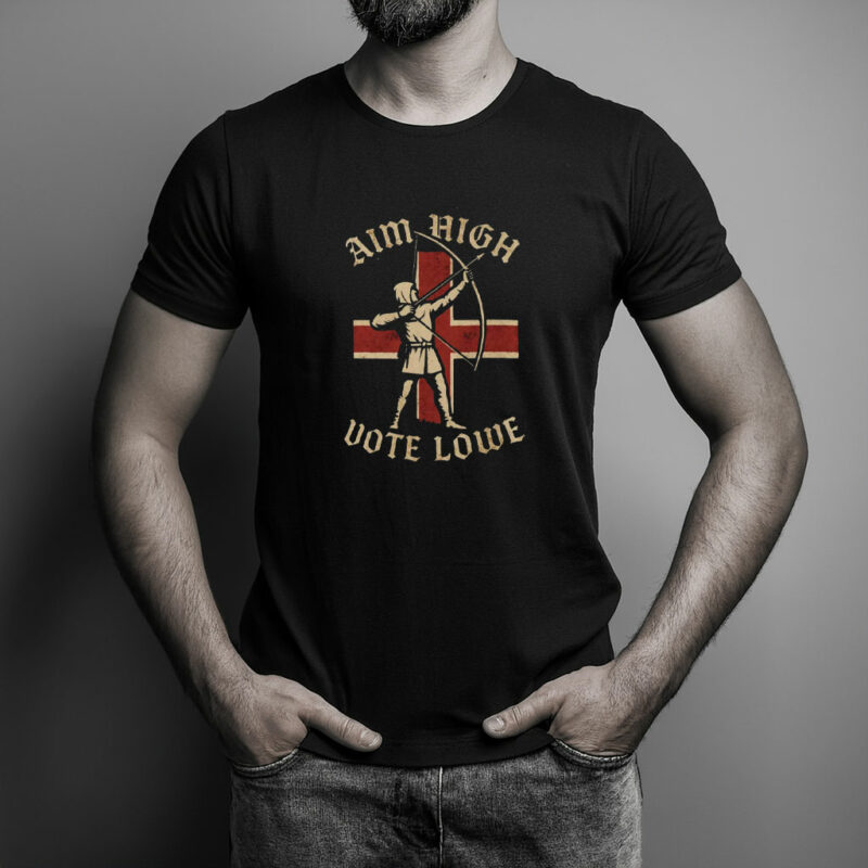 Aim High Vote Lowe Comfort Colors Tee