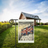 Aim High Vote Lowe Union Jack Patriotic Wall Flag