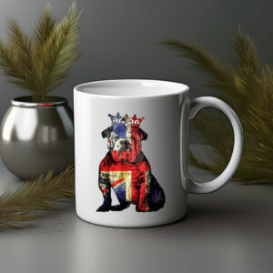 British Bulldog Union Jack Crown Jubilee Mug