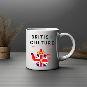 British Culture Union Jack Teapot Mug