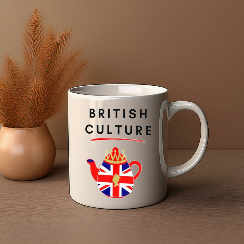 British Culture Union Jack Teapot Mug