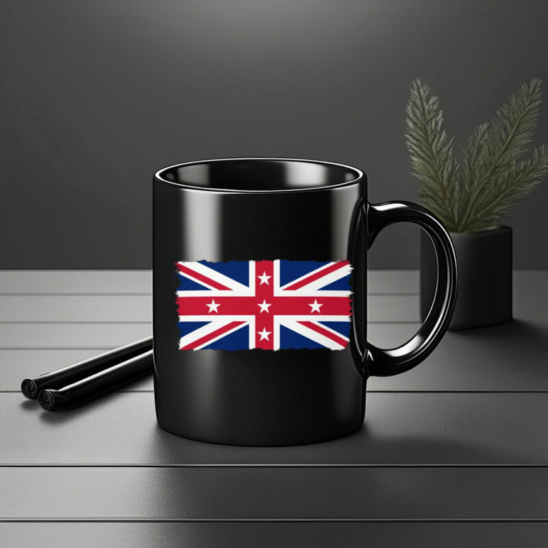 British Empire Flag Distressed Mug