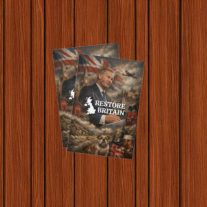 British Icons Restore Britain Montage Sticker