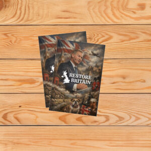 British Icons Restore Britain Montage Sticker