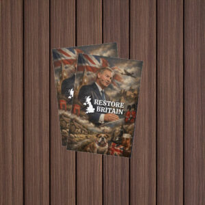 British Icons Restore Britain Montage Sticker