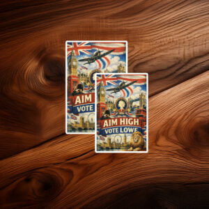 British London Landmarks Sticker