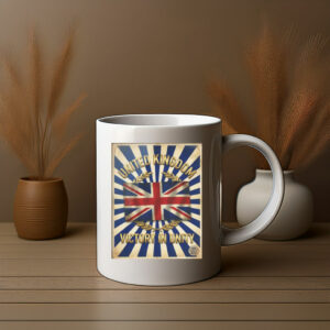 British Patriotic Union Jack Vintage Wartime Mug