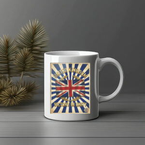 British Patriotic Union Jack Vintage Wartime Mug