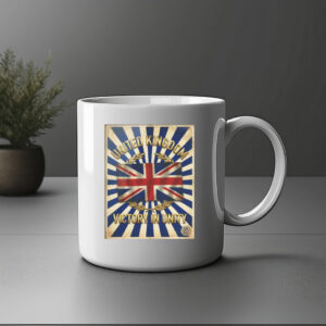 British Patriotic Union Jack Vintage Wartime Mug