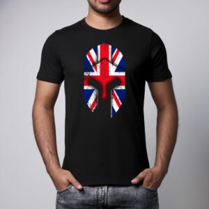 British Spartan Helmet Graphic T-Shirt