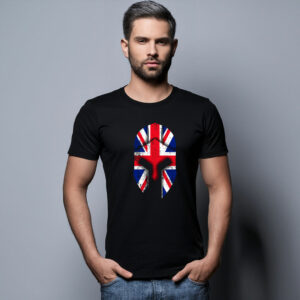 British Spartan Helmet Graphic T-Shirt