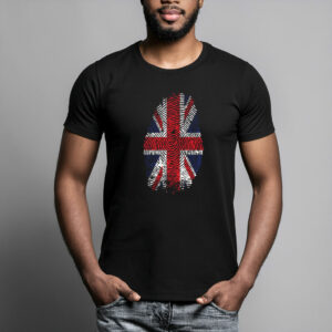 British Thumbprint Graphic T-Shirt