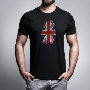 British Thumbprint Graphic T-Shirt