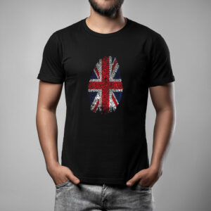 British Thumbprint Graphic T-Shirt