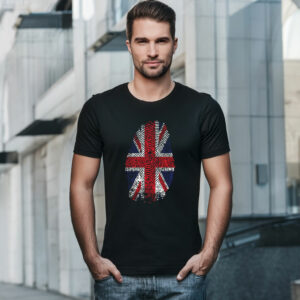 British Thumbprint Graphic T-Shirt