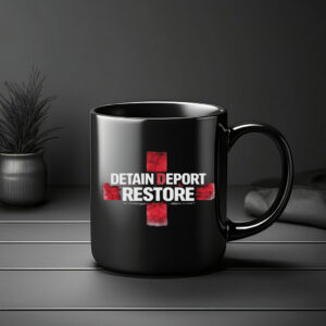 Detain Deport Restore Statement Mug