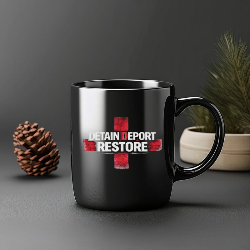 Detain Deport Restore Statement Mug