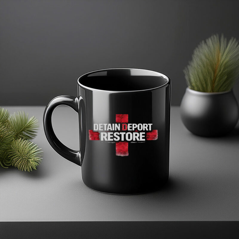 Detain Deport Restore UK Mug