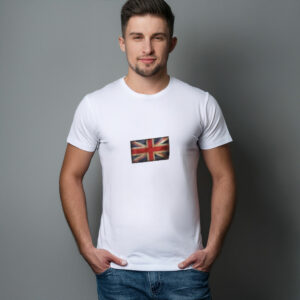 Distressed Union Jack Flag Graphic T-Shirt