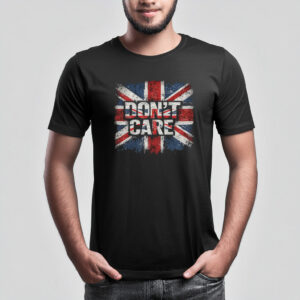 Don’t Care Union Jack Graphic T-Shirt