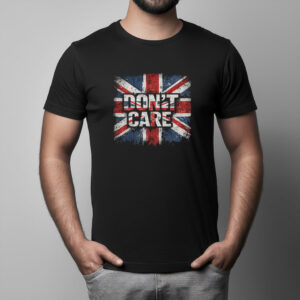 Don’t Care Union Jack Graphic T-Shirt