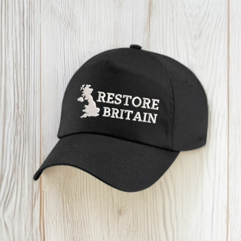 Embroidered Restore Britain Party Baseball Cap