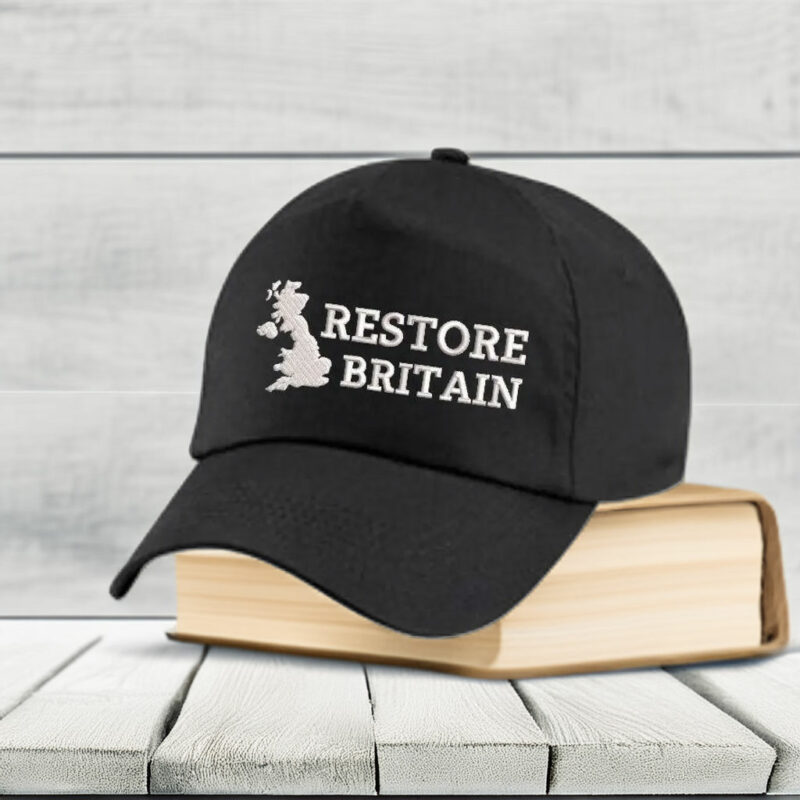 Embroidered Restore Britain Party Baseball Cap