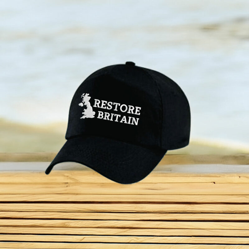 Embroidered Restore Britain Party Hat