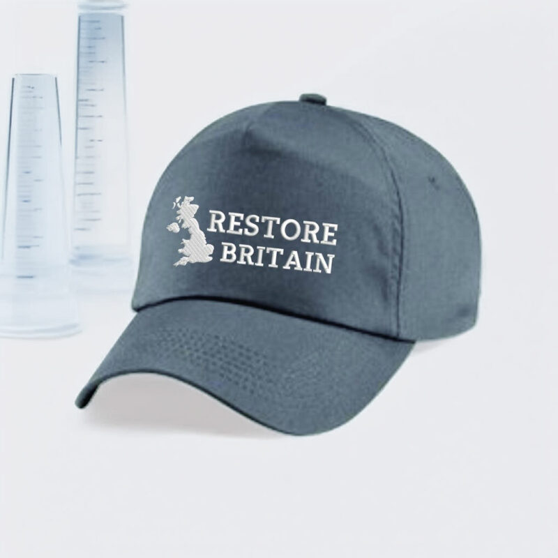 Embroidered Restore Britain Party Hat