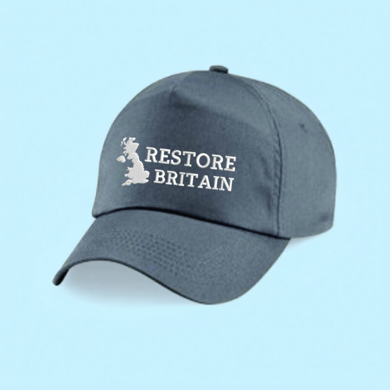 Embroidered Restore Britain Party Hat
