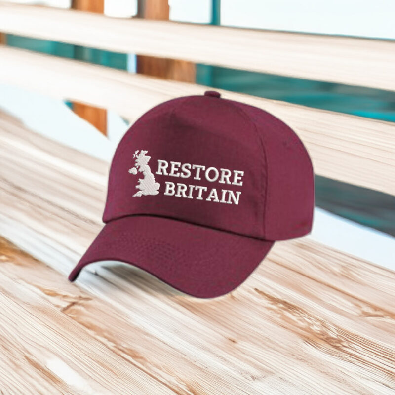Embroidered Restore Britain Party Hat