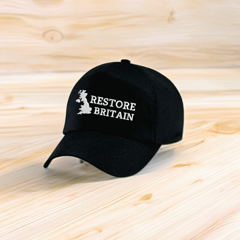 Embroidered Restore Britain Party Hat