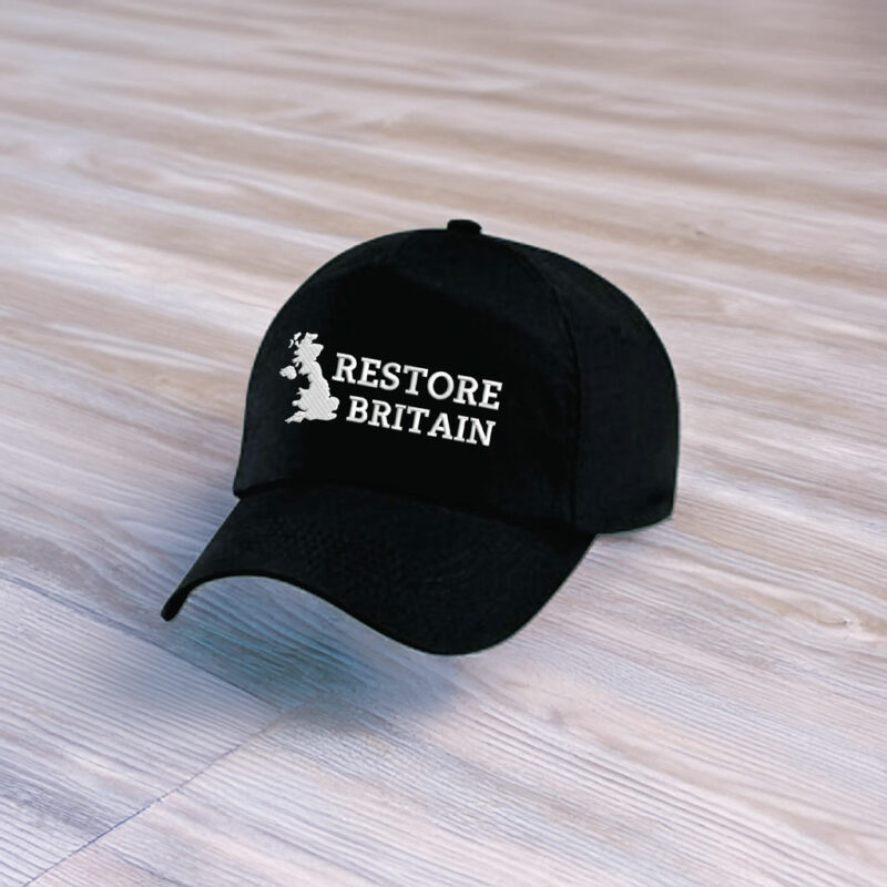 Embroidered Restore Britain Party Hat
